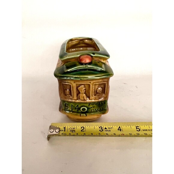 San Francisco Trolley Cable Car 514 Powell & Hyde/Mason Ceramic Planter - Picture 10 of 11